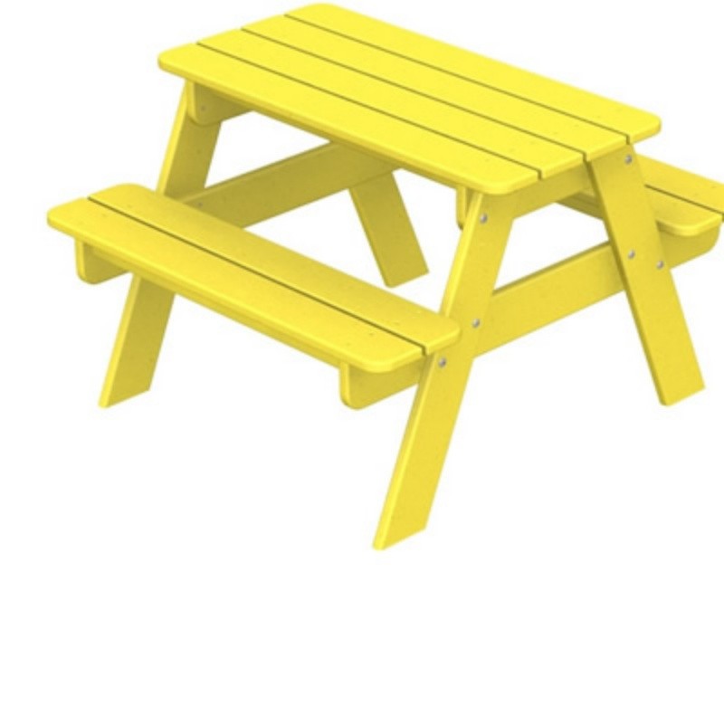 Folding Kids Table  Chairs on Outdoor Chairs   Outdoor Benches   Polywood Kids Park Picnic Table