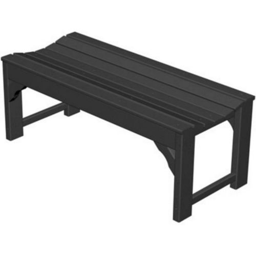 POLYWOOD® Plastic Traditional Garden Bench 48 inches PW-BAB148