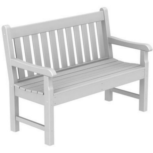 POLYWOOD® Rockford Outdoor Park Bench 48 inches PW-RKB48
