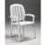 Ponza Resin Stacking Dining Chair White NR-40268-00 #3